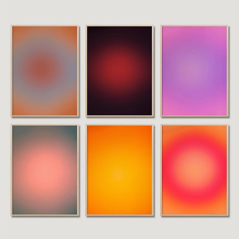 Photography Landscape - Gradient Aura Wall Art Print Affirmation