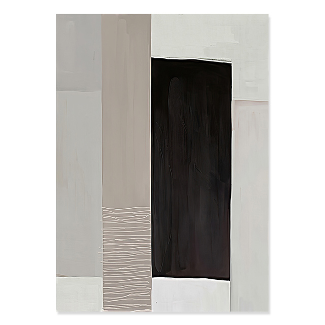 Photography Landscape - Contemporary Abstract Blue Black and Beige