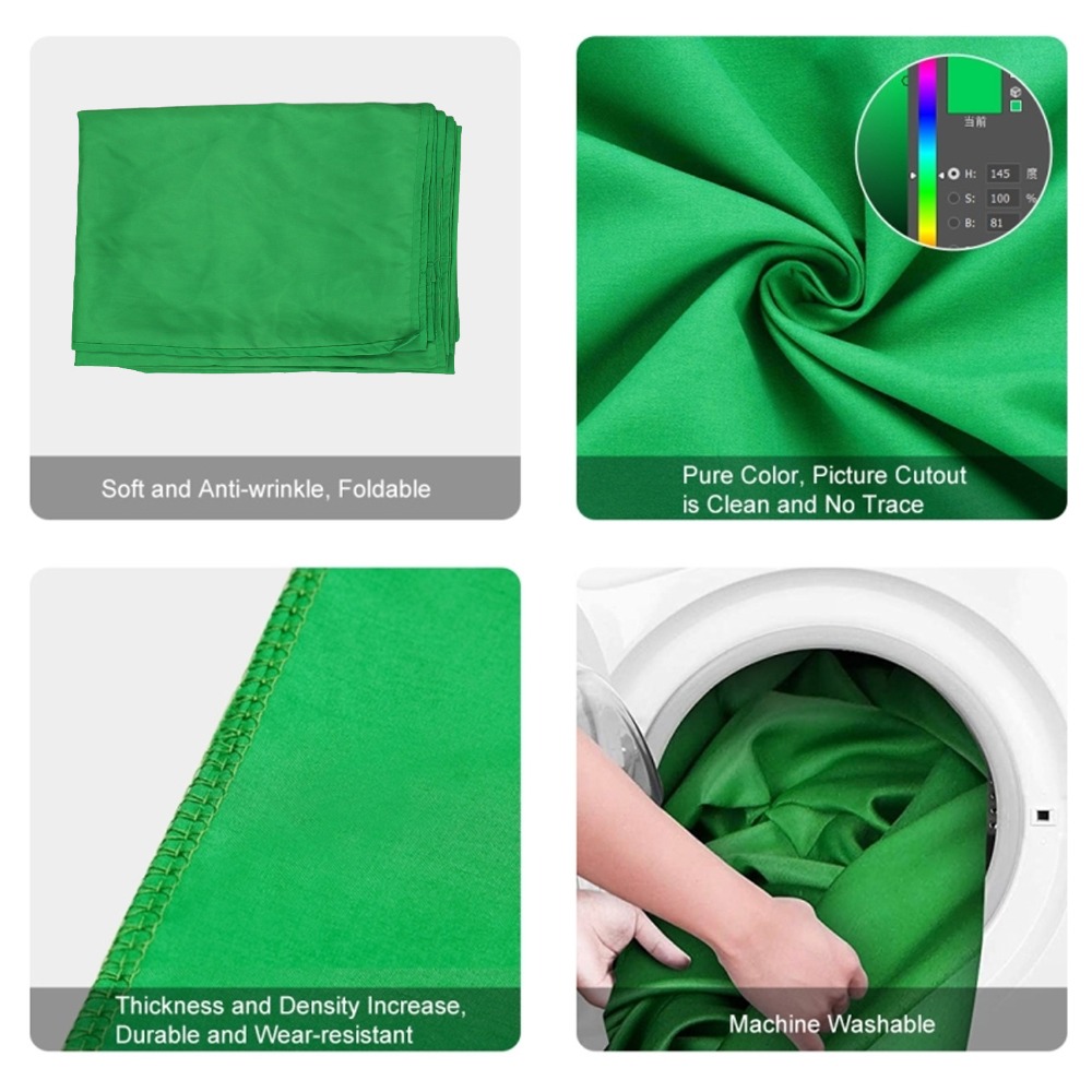 Photography High Key - High Density Polyester Screen Backdrop Wrinkle