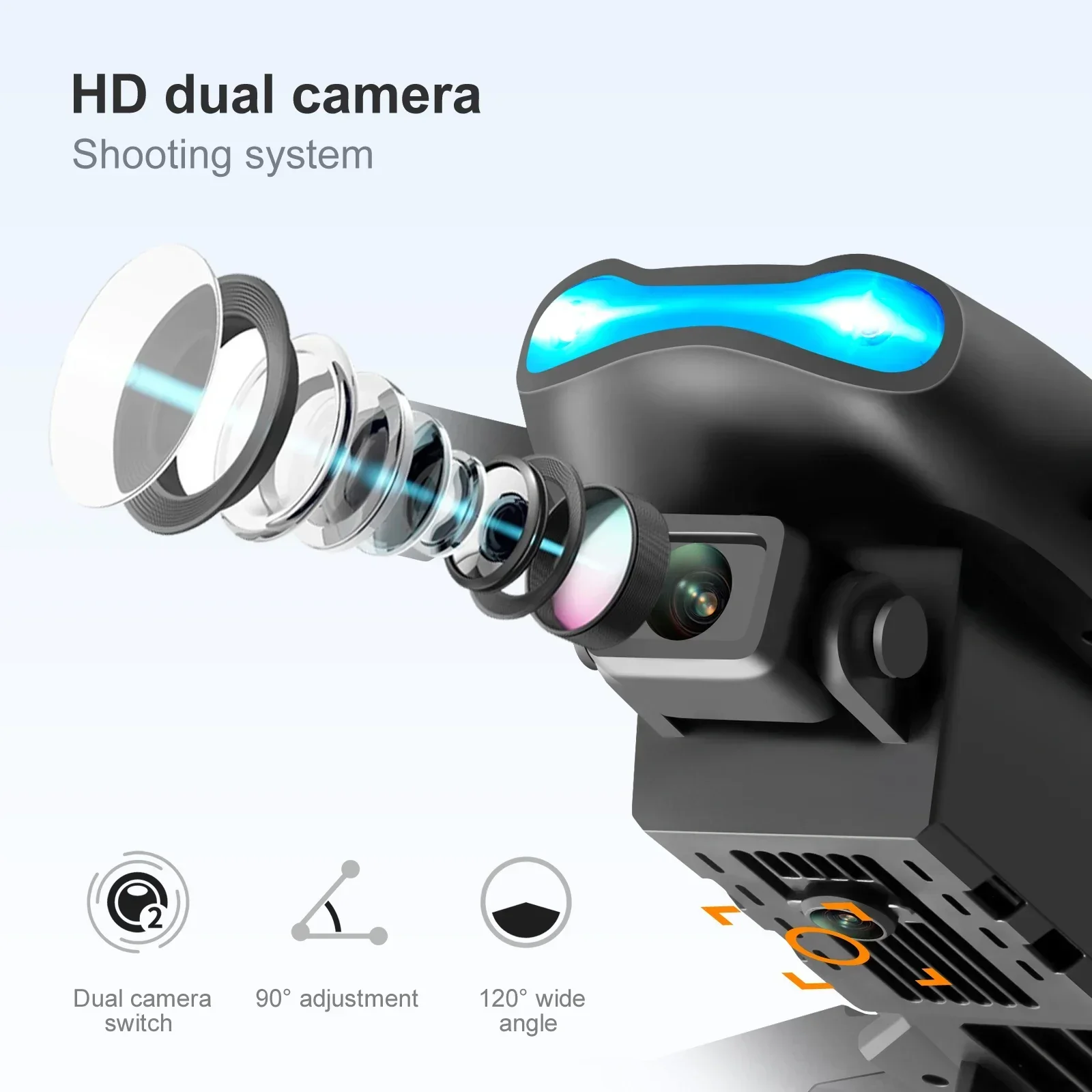 New E99 Pro HD 4K Drone Dual C - Photography Hd 评论和价格
