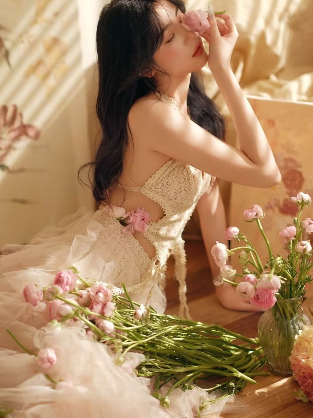 Dreamy Fairy Lace Off-Shoulder - Photography Yellow Light 评论和价格
