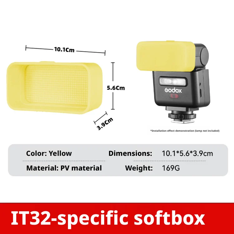 3‑Color Flash Diffuser Cover f - Photography Yellow Light 评论和价格