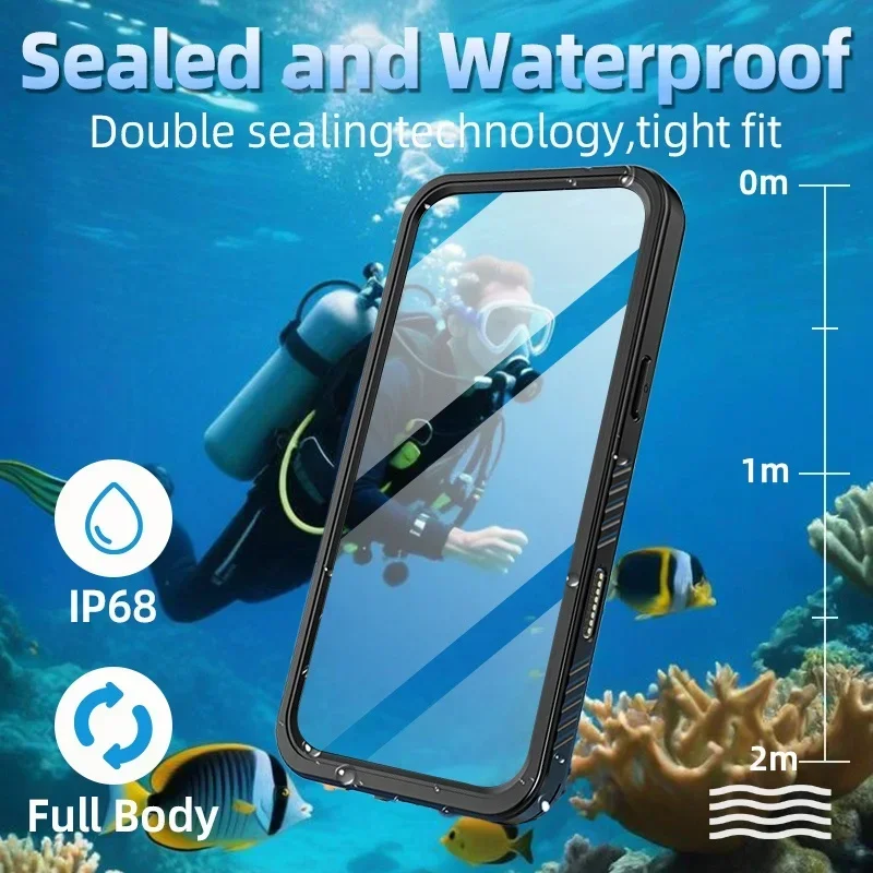 360° Sealed IP68 Waterproof Ca - Photography With Iphone 15 评论和价格