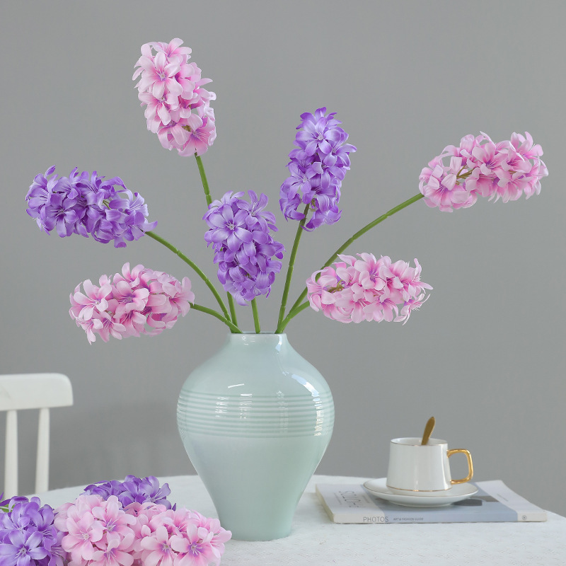 55CM Single Hyacinth Artificia - Photography Graduation 评论和价格