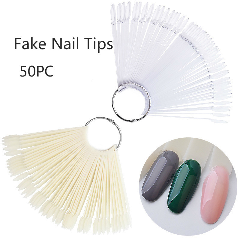 50pcs Color Card Nail Tips Dis - Color Checker Card 评论和价格