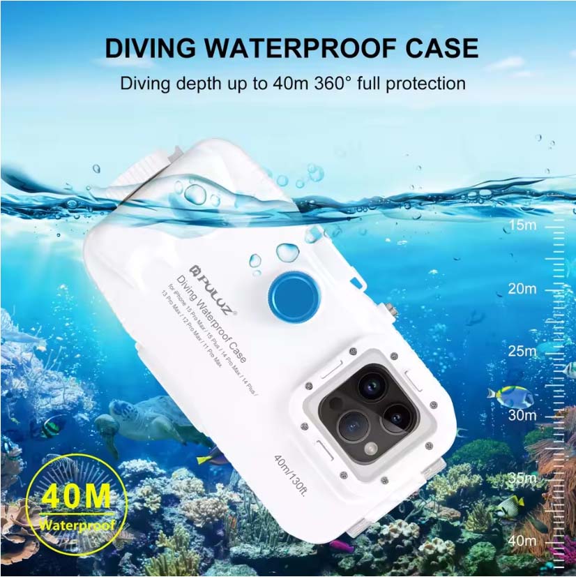 40M Waterproof Case for iPhone - Photography With Iphone 15 评论和价格