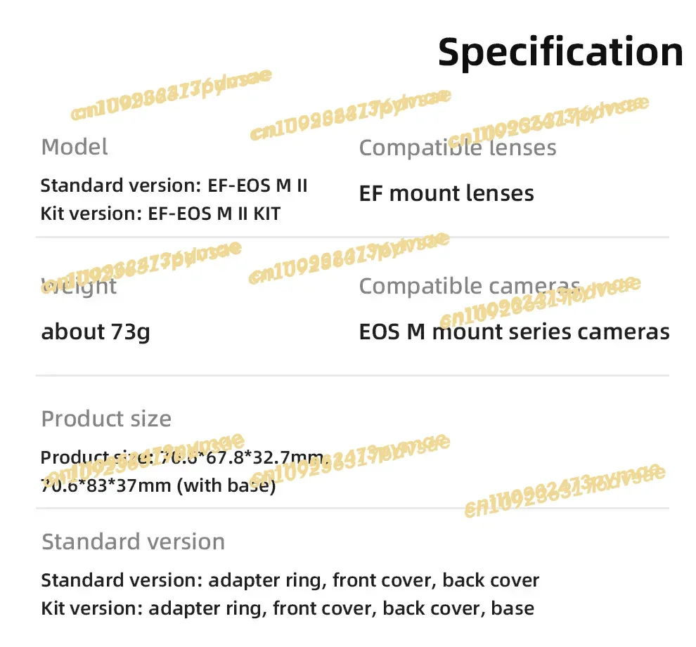 2025 New YONGNUO EFE.OSM II Au - Lens Adapter Ring 评论和价格