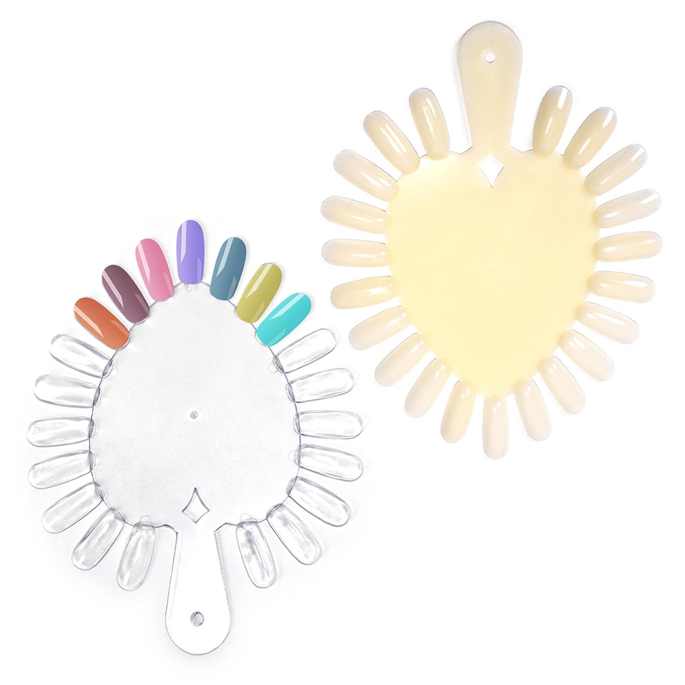 10Pcs Heart-shaped Nails Color - Color Checker Card 评论和价格