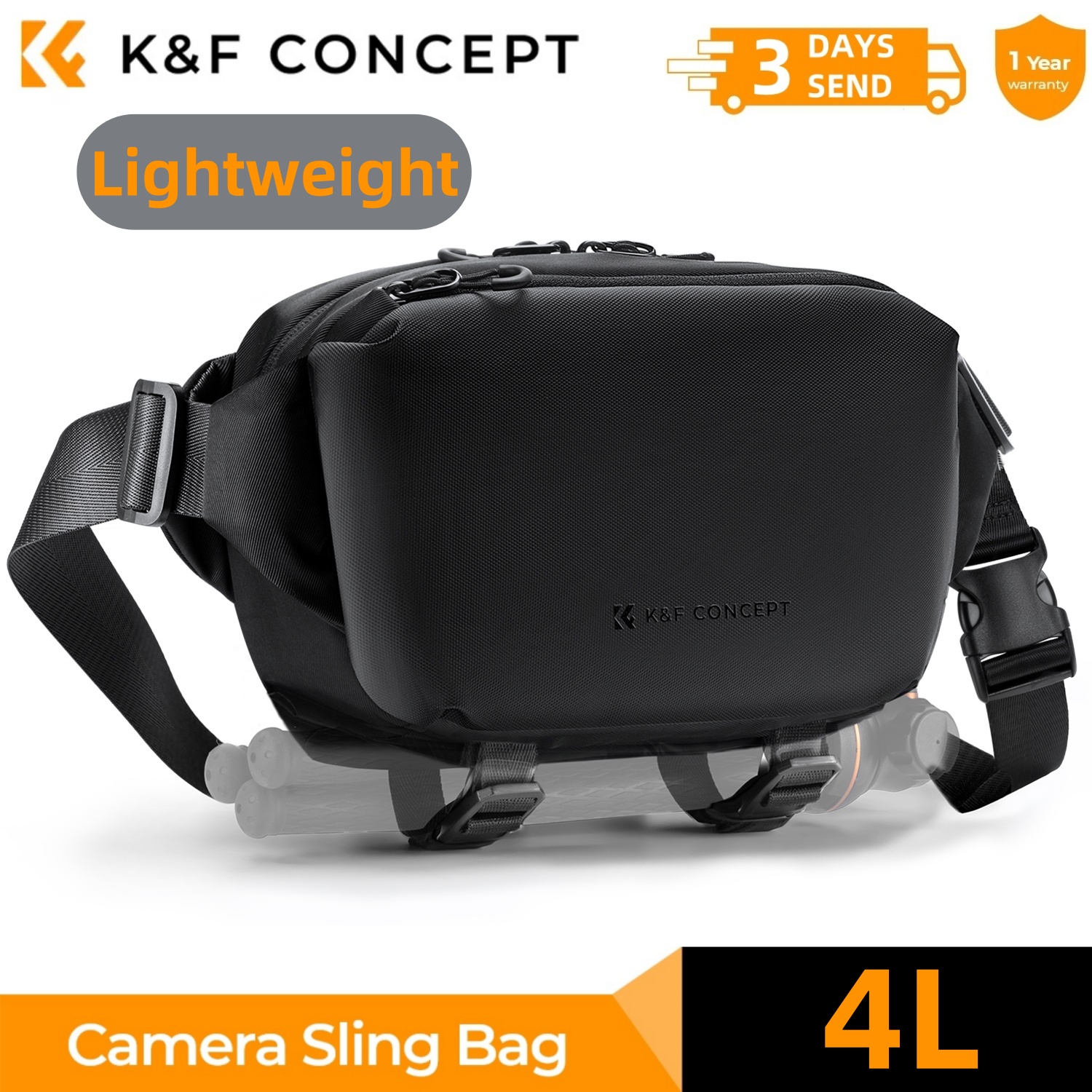 K&F CONCEPT 4L Camera Sling Ba - Photography Camera 评论和价格