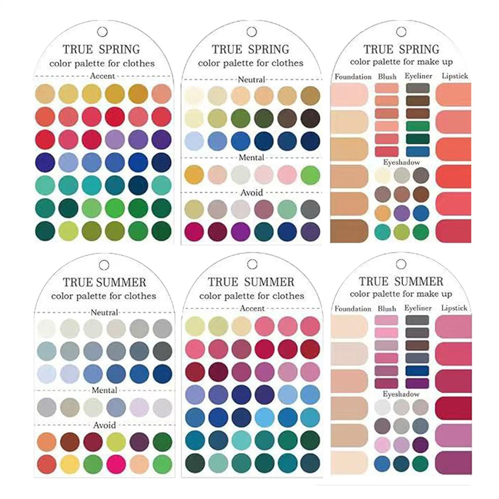 Personal Color Palette Cards C - Color Checker Card 评论和价格