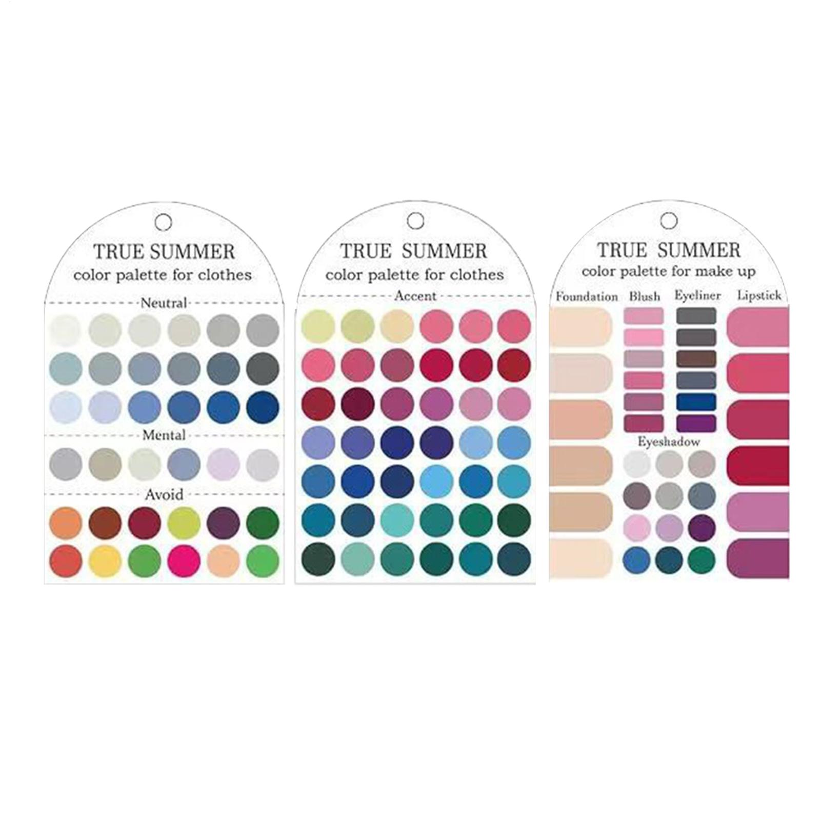Personal Color Palette Cards C - Color Checker Card 评论和价格