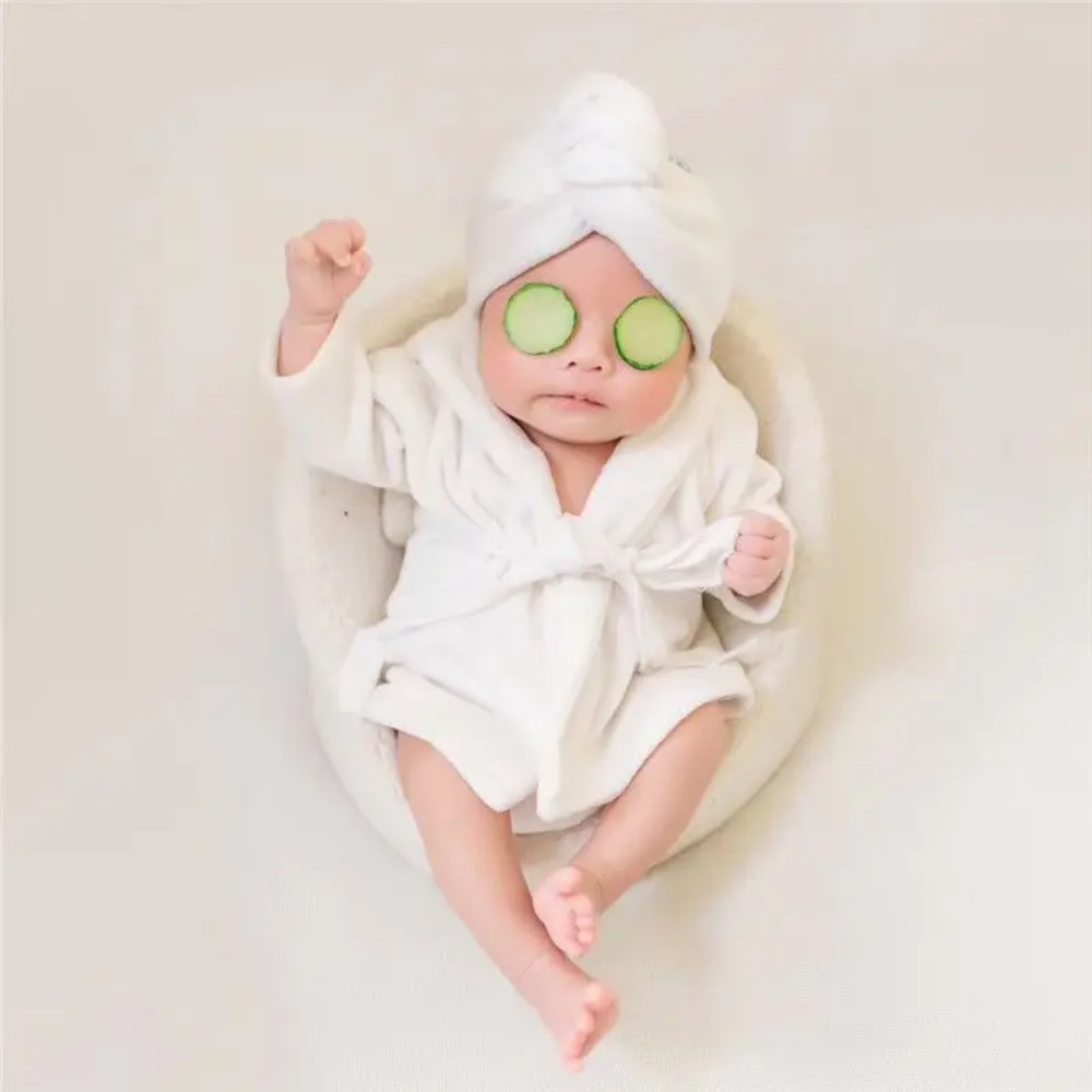 Soft Baby Photography Bathrobe - Photography Day 评论和价格