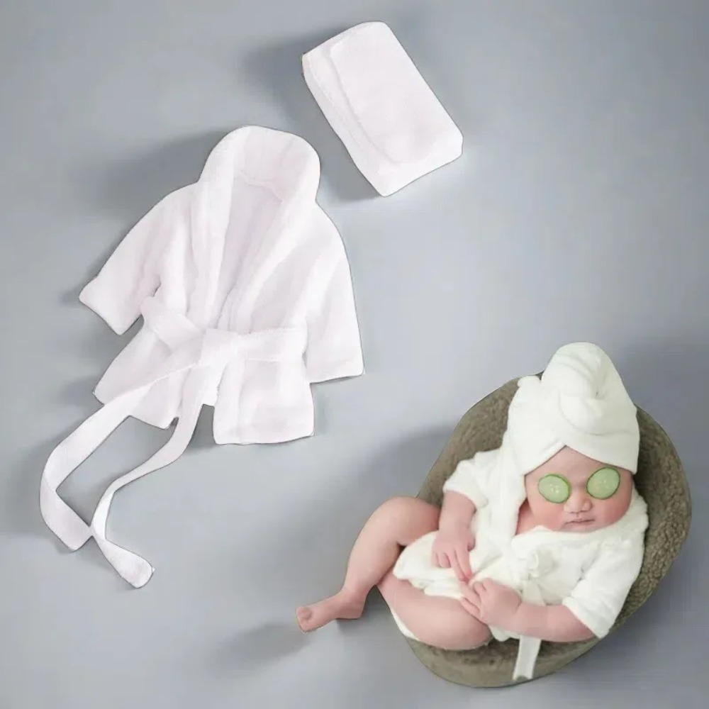 Soft Baby Photography Bathrobe - Photography Day 评论和价格