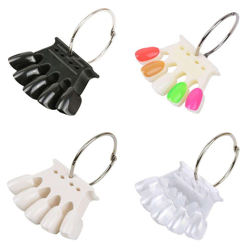 4Colors False Nail Tips Displa - Color Checker Card 评论和价格