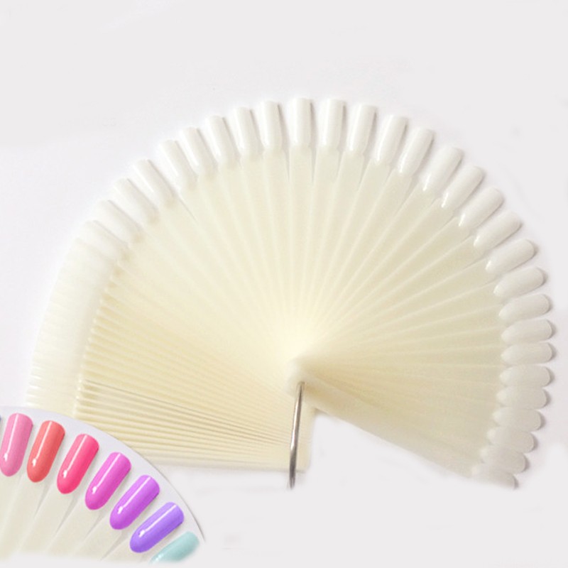 4Color 50pcs False Nail Tips F - Color Checker Card 评论和价格