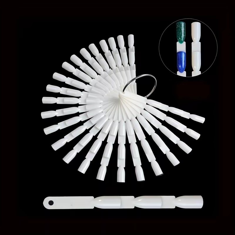 Nail Art 50-Piece Fan-Shaped C - Color Checker Card 评论和价格