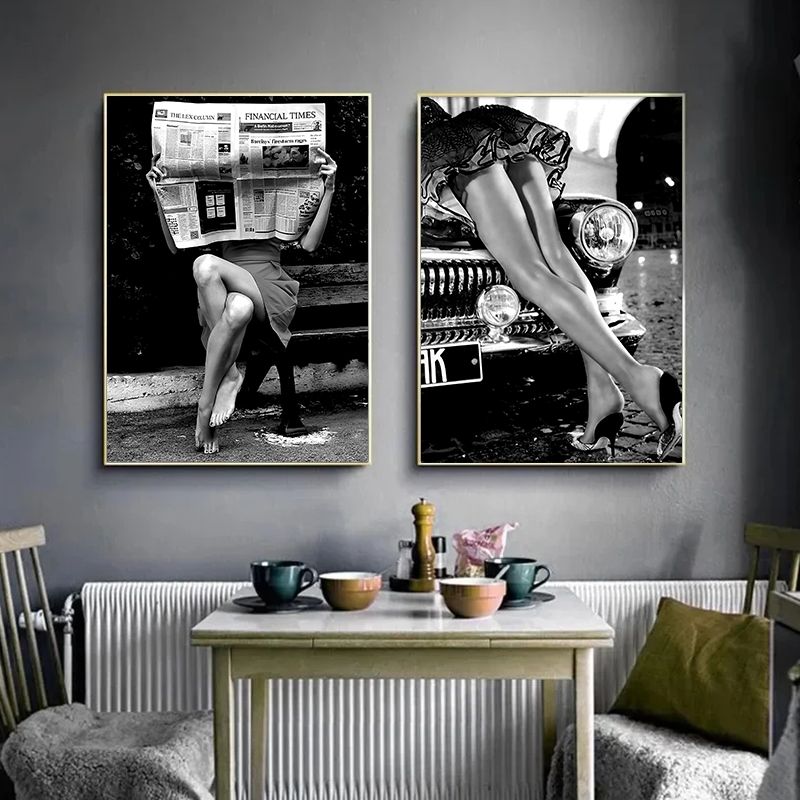 Vintage Black and White Sexy W - Photography Hd 评论和价格