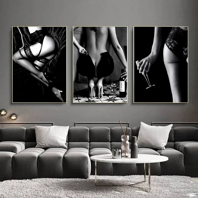 Vintage Black and White Sexy W - Photography Hd 评论和价格